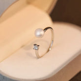 JULIETTE STERLING SILVER FRESHWATER PEARL RING